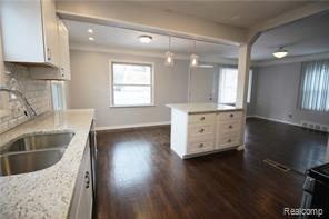 open living spaces after